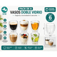 thumbnail image 2 of Pack 6 Vasos Doble Vidrio 250ml | Tazas Térmicas Café Frío y Caliente, 2 of 2