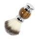 thumbnail image 2 of Mango De Resina Para Hombres, Bigote, Cepillo De Afeitar, Herramienta De Aseo Para Peluquería, Marrón, 2 of 2