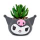 thumbnail image 1 of Mini macetero Toynk Sanrio Kuromi Smiling Head con suculentas, 1 of 8