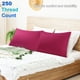 thumbnail image 2 of REGALWOVEN 2 Paquete de Fundas de Almohada de Algodón Egipcio con Cierre de Cremallera Estándar Fucsia, 2 of 7