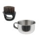 thumbnail image 2 of Brocha De Afeitar De Cerdas Para Bigote Y Barba, Peluquero, Para Salón, Con Juego De Cuencos, 2 of 5