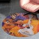 thumbnail image 4 of COCO: Sueño Alfombra Redonda de Felpa Coral, Antideslizante, No Desprende Pelusas, Lavable y Duradera para Salón, Dormitorio y Habitación de Niños 60cm, 4 of 6