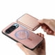 thumbnail image 4 of Funda de Cuero Magnética con Tarjetero para Google Pixel 9 Pro Cubierta Delgada Rosa, 4 of 5