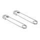 thumbnail image 5 of Pendientes Con Estilo Punk Pendientes De Alfiler De Seguridad Joyas Piercing De Oreja Plata, 5 of 5