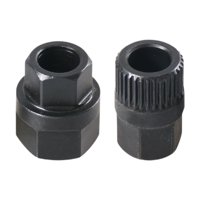 Ioensy - Herramienta De Instalación Y Extracción De Polea De Alternador De 2 Piezas Con Dientes 33T Resistentes Y Hexágono