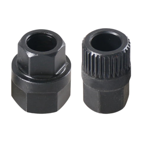 Ioensy - Herramienta De Instalación Y Extracción De Polea De Alternador De 2 Piezas Con Dientes 33T Resistentes Y Hexágono