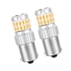 thumbnail image 1 of 2 Bombillas De Luces De Freno Traseras Parpadeantes De 9-30 V, Iluminación Amarilla BA15S, 1 of 5