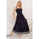 thumbnail image 3 of Maxi Vestido Mujer Largo Holgado Pabilos Estampado 3360, 3 of 3