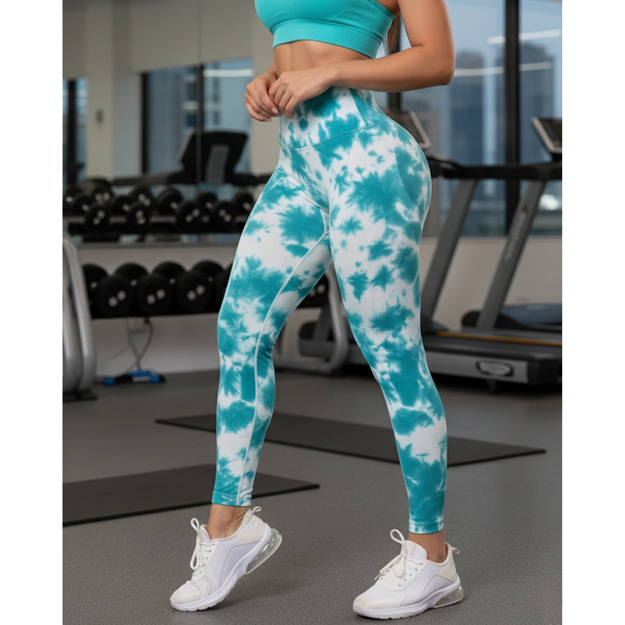 Flix - Pack 2 Calzas Mujer Gym Fitness Sin Costura