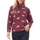 thumbnail image 1 of INSPIRE CHIC Suéter de Manga Larga para Mujer Cuello Simulado Casual Jersey de Punto Talla XL Burdeos, 1 of 6