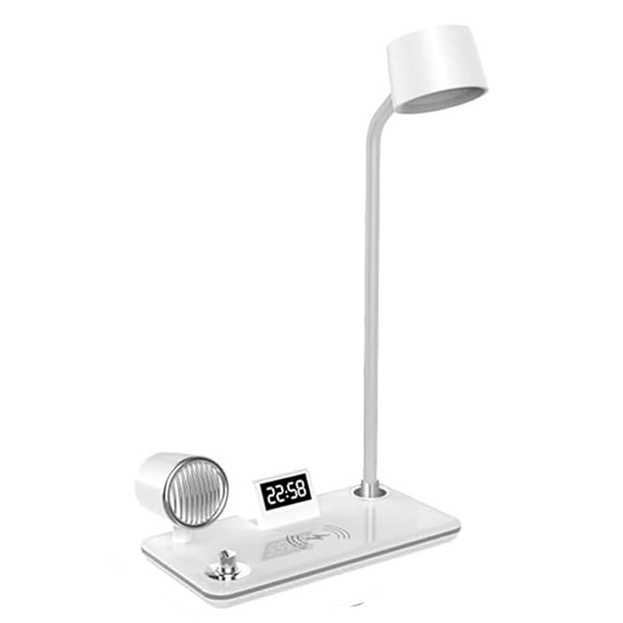 Aventura Store - Lámpara De Mesa Led 4 En 1 15w Multifuncional Blanco