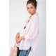 thumbnail image 3 of Camisa Fashnzfab Tejida Texturizada Con Botones Mist Pink, 3 of 5