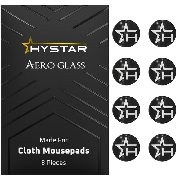 Patines para Mouse Hystar Aero Glass 8 Puntos Pulidos