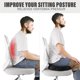 thumbnail image 4 of Cojín de asiento WAOAW para silla de oficina, espuma viscoelástica, negro, 4 of 7