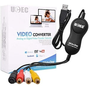 Tarjeta De Captura De Vídeo Ucec Vhs Vcr Tv A Dvd Converter Usb 2.0