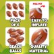 thumbnail image 2 of Pelotas Inflables de Fútbol KiddieLoot, 6 Unidades, 16 Pulgadas, 2 of 3