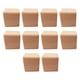 thumbnail image 2 of 10x Bloques De Madera Sin Terminar Cuadrados Adorno DIY Artesanía Modelado 3,5 CM, 2 of 5