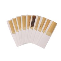 Magideal - 10 Piezas De Cañas De Saxofón Soprano, Calidad De Sonido, Fuerza, 2,5 Piezas, Punta De Caña Más Delgada Para Saxofón Soprano, Instrumento De Viento De