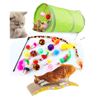 Genérico - Set De 22 Juguetes Gatos, Rascador, Raton, Antiestrés, Bolas