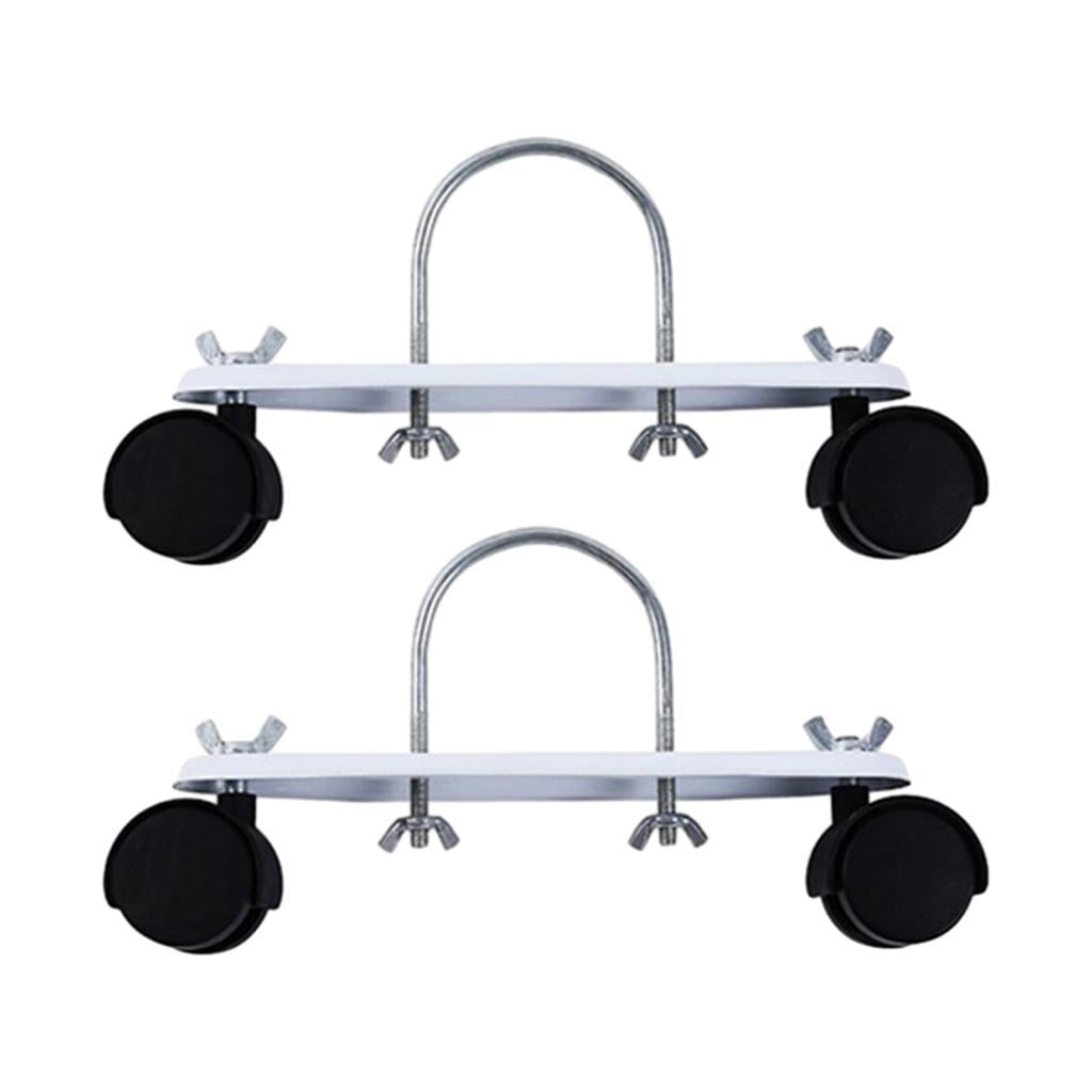 Bothyi - Soporte Para Calentador De Aceite De Calefacción Eléctrica, Piezas De Repuesto, Rueda Negra, 1 Par