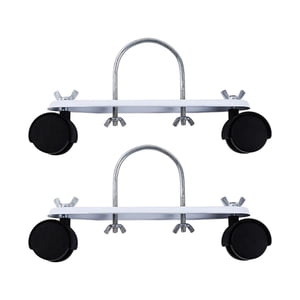 Bothyi - Soporte Para Calentador De Aceite De Calefacción Eléctrica, Piezas De Repuesto, Rueda Negra, 1 Par