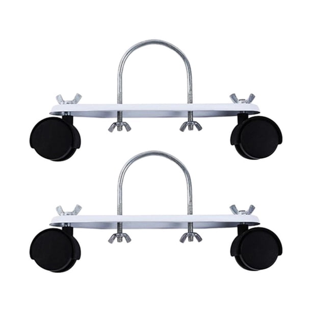 Soporte Para Calentador De Aceite De Calefacción Eléctrica, Piezas De Repuesto, Rueda Negra, 1 Par