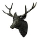 thumbnail image 5 of 3D Deer Head Cornamentas Arte De La Pared Estatua Pegatinas Decoración Del Hogar Color Bronce, 5 of 5