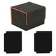 thumbnail image 2 of Caja Para Baraja De Cartas, Soporte Para Tarjetas Con Mangas, Pantalla Portátil Premium, Caja Para Naipes, Rejilla, Negro Y Naranja, 2 of 3