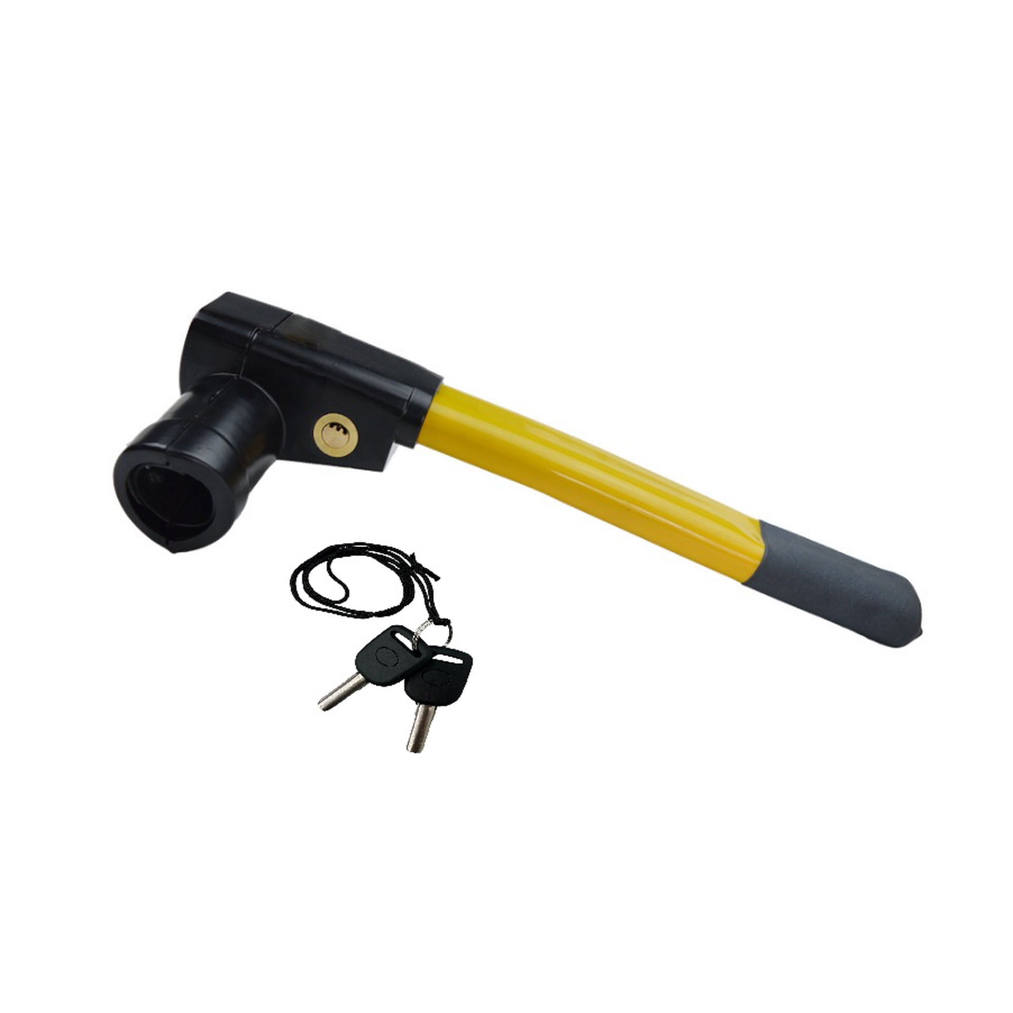 Forcar - Traba Volante Premium Tipo T Metal Amarillo - Negro