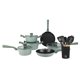 thumbnail image 1 of Batería de Cocina Lucca + Set 12 Utensilios Negro Simplit, 1 of 8