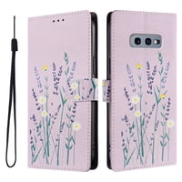 Foxdock Funda Tipo Cartera Para Samsung Galaxy S10E Con Soporte Y Correa – Diseño De Patrones Lindos