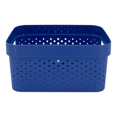 Cesta Almacenamiento 4.5L Mx04742Bl Pp Azul  Haus