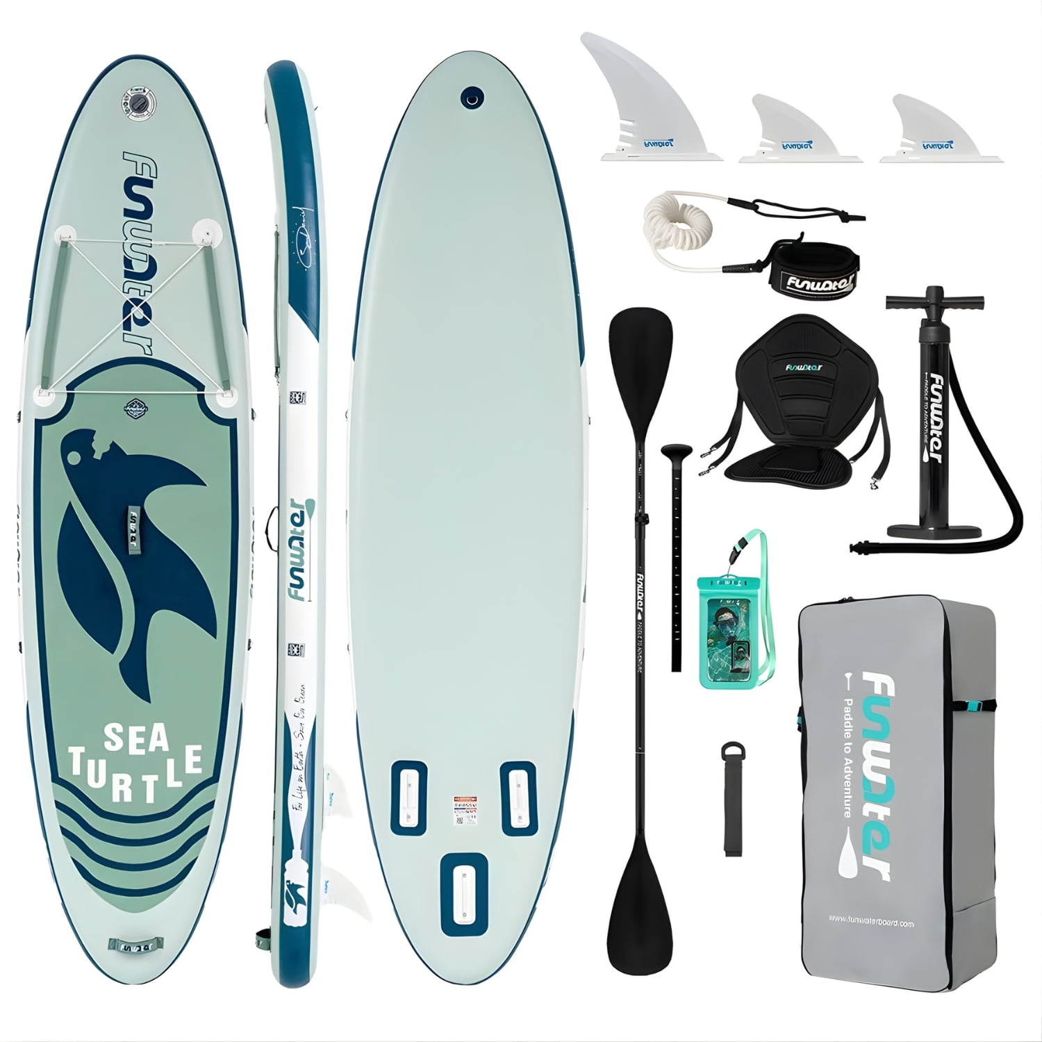 Crusec - Tabla Sup Inflable Multiuso Con Remo Stand-up Paddle