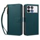 thumbnail image 3 of Funda con Billetera para [Xiaomi Poco F6 Pro] con Bolsillo Zipper y Tarjetero Verde pavo real, 3 of 6