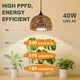 thumbnail image 4 of Luz de cultivo Cofiveevo 30 W de espectro completo 4000 K con temporizador y cable de 4,5 m, 4 of 7