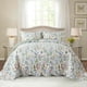 thumbnail image 3 of Juego de Ropa de Cama HoneiLife King de Microfibra con Edredón Floral de 3 Piezas, 3 of 9