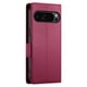 thumbnail image 3 of Para Google Pixel 9 / Pixel 10 Funda Tipo Billetera con Tapa Porta Tarjetas, Cubierta de Cuero PU con Hebilla Lateral Magnética Mate para Mujeres y Hombres, Rojo Vino, para Pixel 9 / Pixel 10, 3 of 7