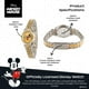 thumbnail image 2 of Reloj Disney Mickey Mouse para mujer, esfera dorada, acero inoxidable, 2 of 3