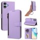 thumbnail image 1 of Funda con Billetera para [iPhone 16 Plus] con Bolsillo Zipper y Tarjetero Morado claro, 1 of 6