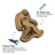 thumbnail image 2 of Juguete de buscar Tall Tails de 23 cm de cuero natural para perros, 2 of 9