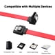 thumbnail image 5 of Cable SATA CableCreation 20 cm 6 Gbps 7 pines - Pack de 2, 5 of 9