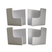 Magideal - 4 Piezas Soporte Para Báscula Electrónica Montaje En Pared Estante Para Básculas Material Pp Instalación Rápida Adecuado Para Baño Dormitorio Cocina G Blanco