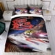 thumbnail image 4 of Meteoro Conjunto de sábanas temático, trío de piezas, cómodo y amigable con la piel, diseño único, regalo de decoración para el hogar para familiares, amigos y fans, 90 cm * 190 cm, 4 of 6