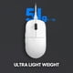 thumbnail image 3 of Mouse gamer Pulsar Gaming Gears X2H con cable, 51 g, 26,000 DPI, blanco, 3 of 6