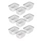 thumbnail image 1 of Juego de 9 Cestas de Almacenamiento de Plástico Glad Multiusos Blanco, 1 of 6