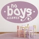 thumbnail image 2 of Decomural No Boys Allowed Girls Bedroom WS-17029, 2 of 2