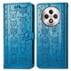 thumbnail image 1 of Funda Cartera FOXDOCK para OPPO Reno 12F , Flip PU con Relieve de Gatos y Perros, Tarjetero y Soporte, 1 of 6