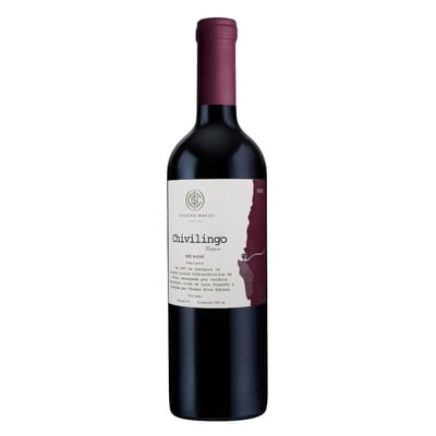 Vino Tinto Ensamblaje Red Blend Reserva 13.5° Botella 750 Ml Chivilingo