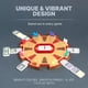thumbnail image 2 of Mexican Train Hub Queensell Wooden para juego de dominó, 2 of 8