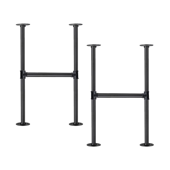 Pata de mesa Mdjwjj 71 cm H × 36 cm W negro - pack de 2